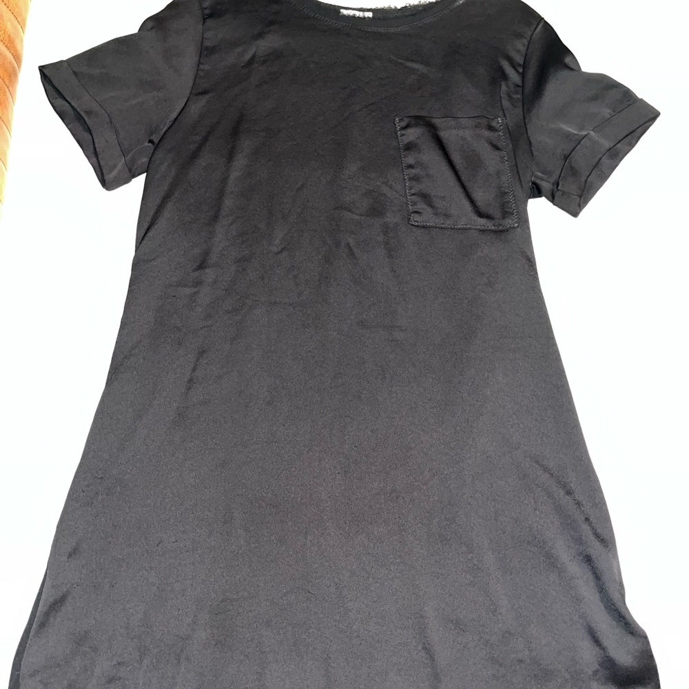 Zara Black Viscose Dress